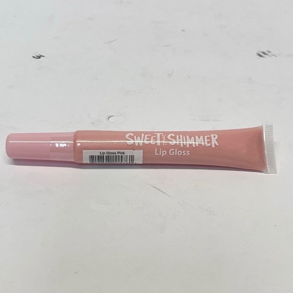 Sweet & Shimmer Lip Gloss Womens 0.43oz Shimmer Finish Pink Solid